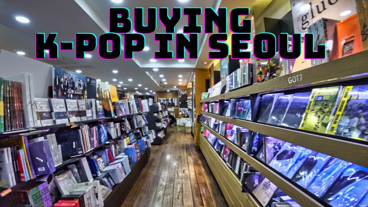 💜Buying K-Pop Myeongdong Seoul 4k | TREASURE, BIGBANG, BLACKPINK, TWICE, ENHYPEN, RED VELVET, BTS💜