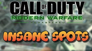 CRASH/BOG/DISTRICT/OVERGROWN SECRET SPOTS TUTORIAL #3 (MODERN WARFARE REMASTERED)
