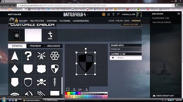 How to create an emblem for battlefield 4 in Battlelog