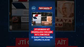 JTİ grubuna ait sigaralara yaklaşık 10 TL zam geldi: 17 Şubat’tan itibaren geçerli olacak!