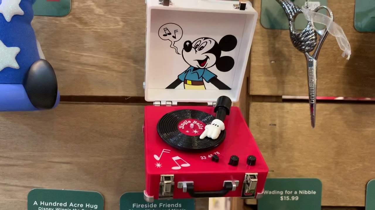 Hallmark keepsake Disney’s record player