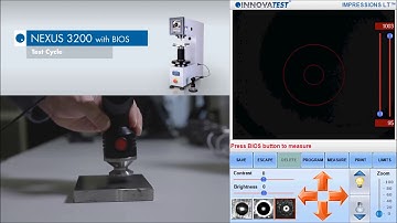 INNOVATEST NEXUS 3200 BRINELL HARDNESS TESTER VIDEO