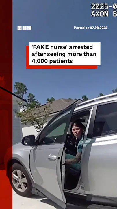 ‘Fake nurse’ arrested in the US after seeing more than 4,000 patients. #Florida #BBCNews