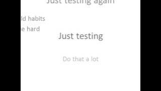 Just testing
