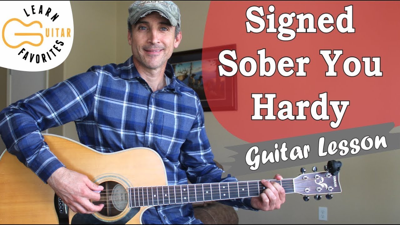 Signed Sober You - Hardy - Guitar Lesson | Tutorial Chords - YouTube