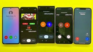 Incoming Calls Twinme Google Meet Skred On Iphone 13Promax Samsung A55S25Ultra Redmi 11 13