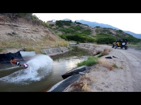 Canal Boarding - Ghetto Wakeboarding