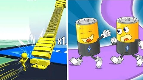 ▶️Battery Run 3D🆚Stack Colors | All Levels Gameplay Android,iOS - NEW APK UPDATE