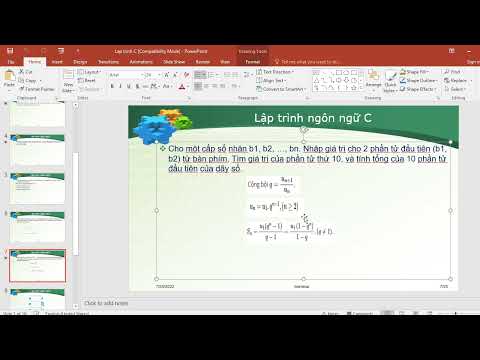 Lập trình C 08: Tìm giá trị của phần tử thứ n và tính tổng n phần tử đầu tiên của dãy số cấp số nhân