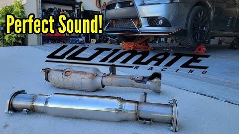 2008-2015 Lancer / Ralliart / Evo Test Pipe Install (Ultimate Racing)