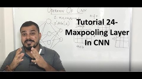 Tutorial 24- Max Pooling Layer In CNN