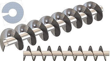 SolidWorks Tutorial #053: helical screw conveyor - auger - sheet metal plates