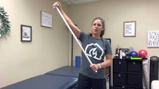 Dynamic Pec Stretch with stick
