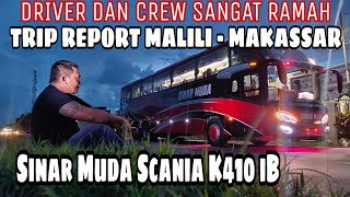 Driver dan Crew sangat ramah, Trip Report Malili - Makassar | Sinar Muda Avante Shd, Scania K410 iB
