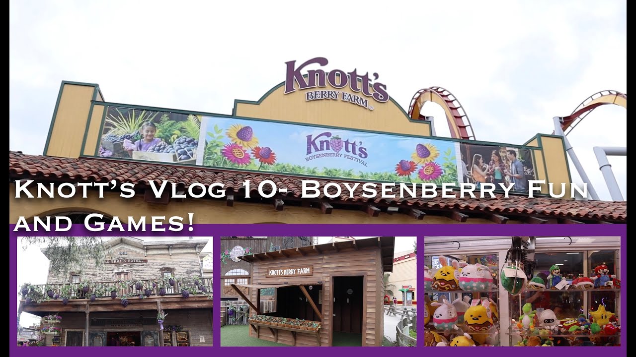 Knott Fun Knott's Vlog 10- Boysenberry Fun and Games! - YouTube