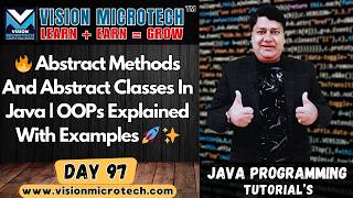 🔥 Abstract Methods And Abstract Classes In Java | OOPs Explained With Examples 🚀 ✨