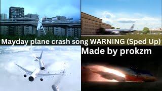 Mayday plane crash song WARNING (Sped Up) Resimi