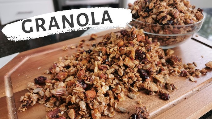 GRANOLA CASERA! Deliciosa, sana y súper fácil 🤍 no podréis vivir