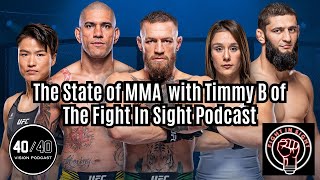 The State of UFC and MMA with Timmy B of The Fight In Sight Podcast