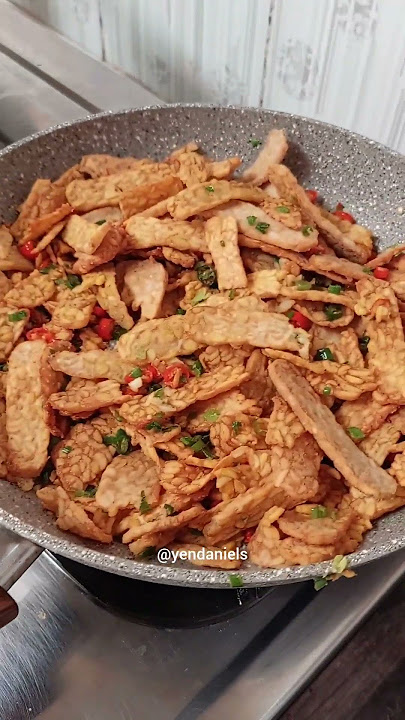 TEMPE CABE GARAM DAN MIE GORENG #masakanrumahan #shorts