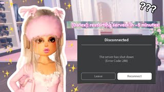 All the DRESS TO IMPRESS servers SHUT DOWN…😱