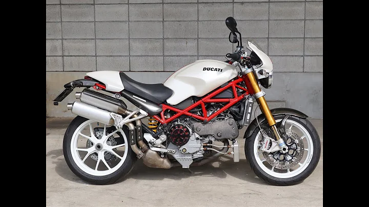 DUCATI Monster S4RS Engine start Genuine Muffler #エンジン始動 #マフラーサウンド