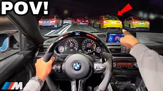 30 Minutes of Chasing BMW Drivers In A Straight Piped BMW M4 F82 AT NIGHT [LOUD EXHAUST POV]