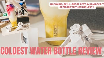 COLDEST WATER BOTTLE REVIEW / STANLEY COMPARISON / UNBOXING