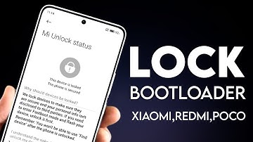 How to Lock Bootloader on Xiaomi, Redmi and Poco devices
