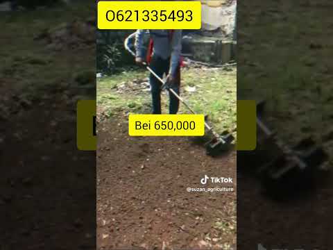 UTAJIRI WA HARAKA KWA KIJANA NI BRUSH CUTTER MASHINE KWA KUFANYA KAZI