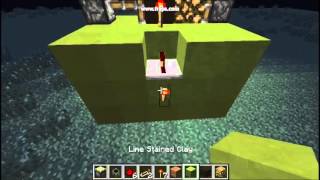 Minecraft Retractable Redstone Lights (On/Off)