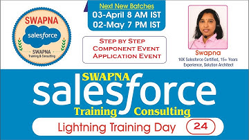 24.Salesforce Lightning Aura LWC | Application Event | Component Event| Salesforce Training Ameerpet