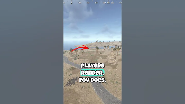 70 FOV Affects Render Distance? Rust Tip... #rusttips #rust #rustshorts