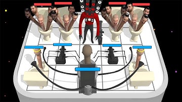 MERGE TOILET CAMERA Battle - Titan Toiletman vs Titan Cameraman, Speakerman ⭐ Battle Simulator