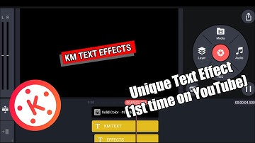 how to animate best font text effect in kinemaster tutorial editing