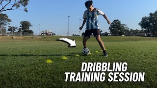 Dribbling Training session | Full individual dribbling training session | GOAT TACTICS