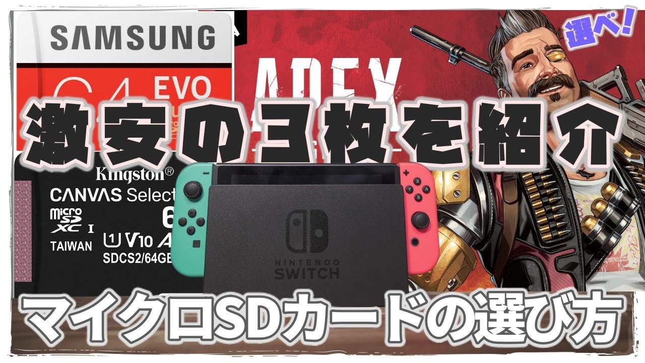 A Must-See for SWITCH Players!!] How to Choose a MicroSD Card and