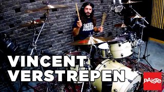 PAISTE CYMBALS - Vincent Verstrepen (Drum playthrough - Carnation - Serpent's Breath)