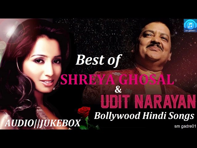 Best of Udit Narayan & shreya Ghoshal Bollywood Hindi  Jukebox Songs class=