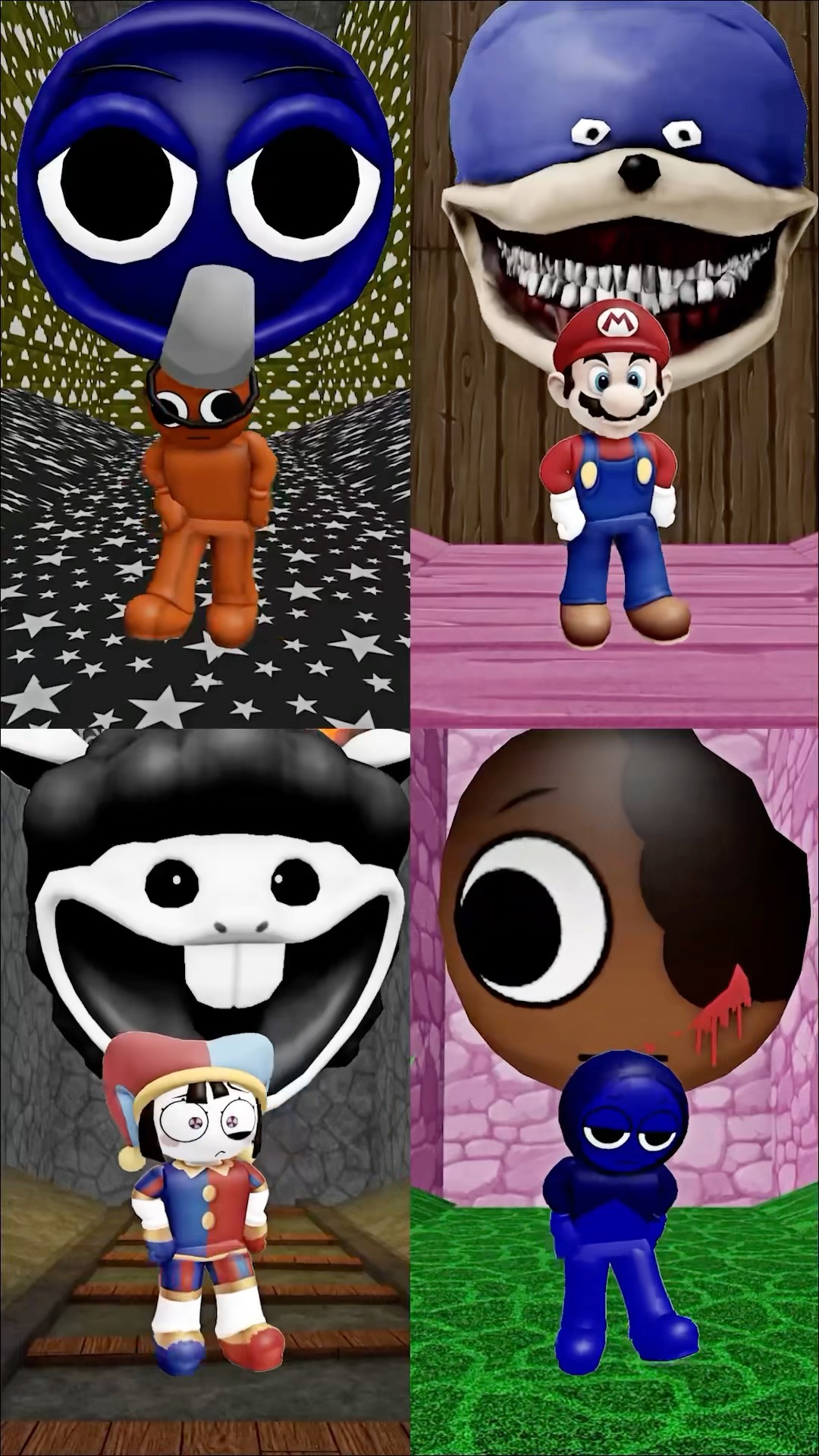 Sprunki Brud meets Jevin (Incredibox animation) #digitalcircus #sonic #mario #pomni