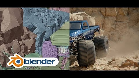 CGI MONSTER TRUCK | BLENDER 2.83.6 CYCLES | by RIFQI ART STUDIO