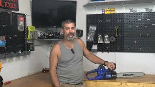 Wildbadger 40 Volt Electric Chainsaw. A Long term review.