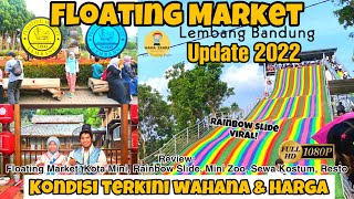 Floating Market Lembang Bandung | REVIEW TERBARU 2022 | Rainbow Slide lembang terpanjang di Bandung