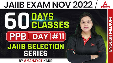 JAIIB Nov 2022 | JAIIB PPB English Medium | JAIIB Selection Series Class 11