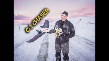 C1 Chaser 1200mm FPV Wing - Auto Launch and speed test