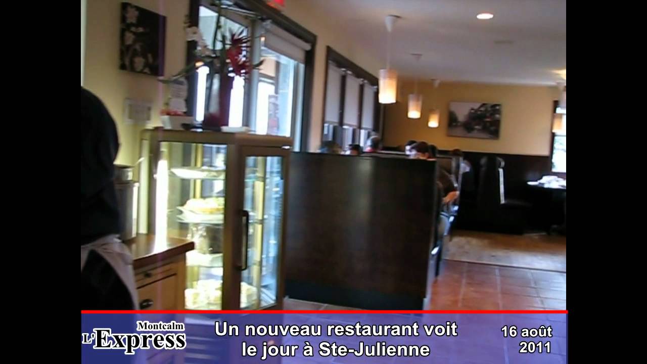 Un nouveau restaurant à Ste Julienne, Le vieux Cartier, YouTube