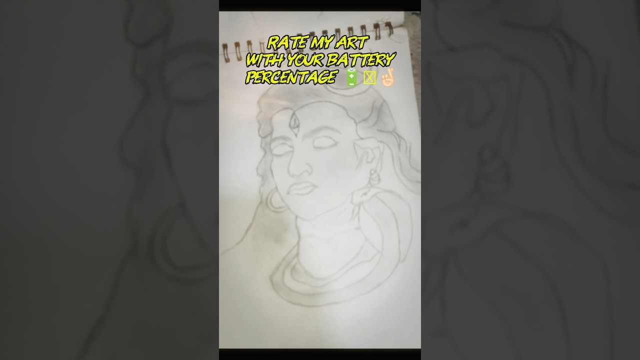 rate my Art with your battery percentage 🔋🤞🏻💗#art #artist #drawing #lord #viralshorts  #sketchbook