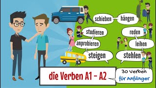 Deutsch lernen | deutsch A1 - A2 | die Verben 04 | Hören & Verstehen