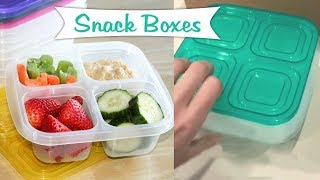 NEW] 4-compartment snack box containers from EasyLunchboxes 