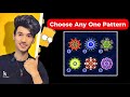 Choose any one number  choose any one pattern  choose any one box  love quiz